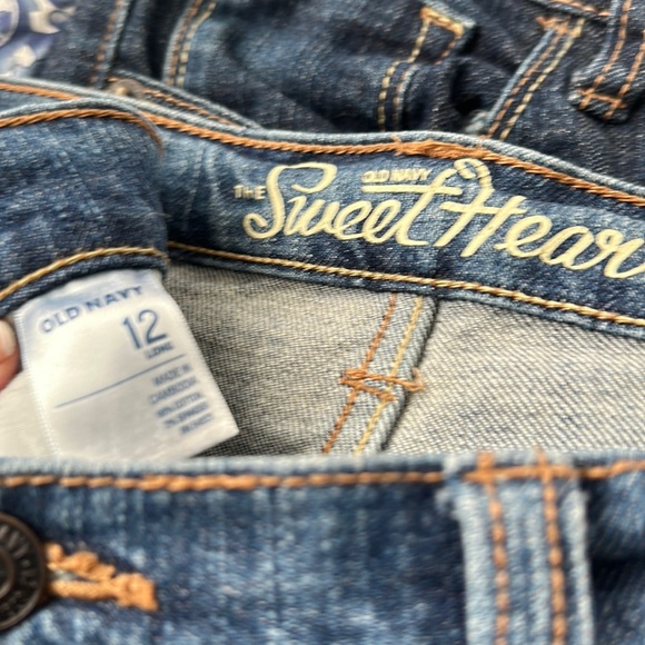Old Navy Sweet Heart jeans sz 12. - Picture 3 of 5